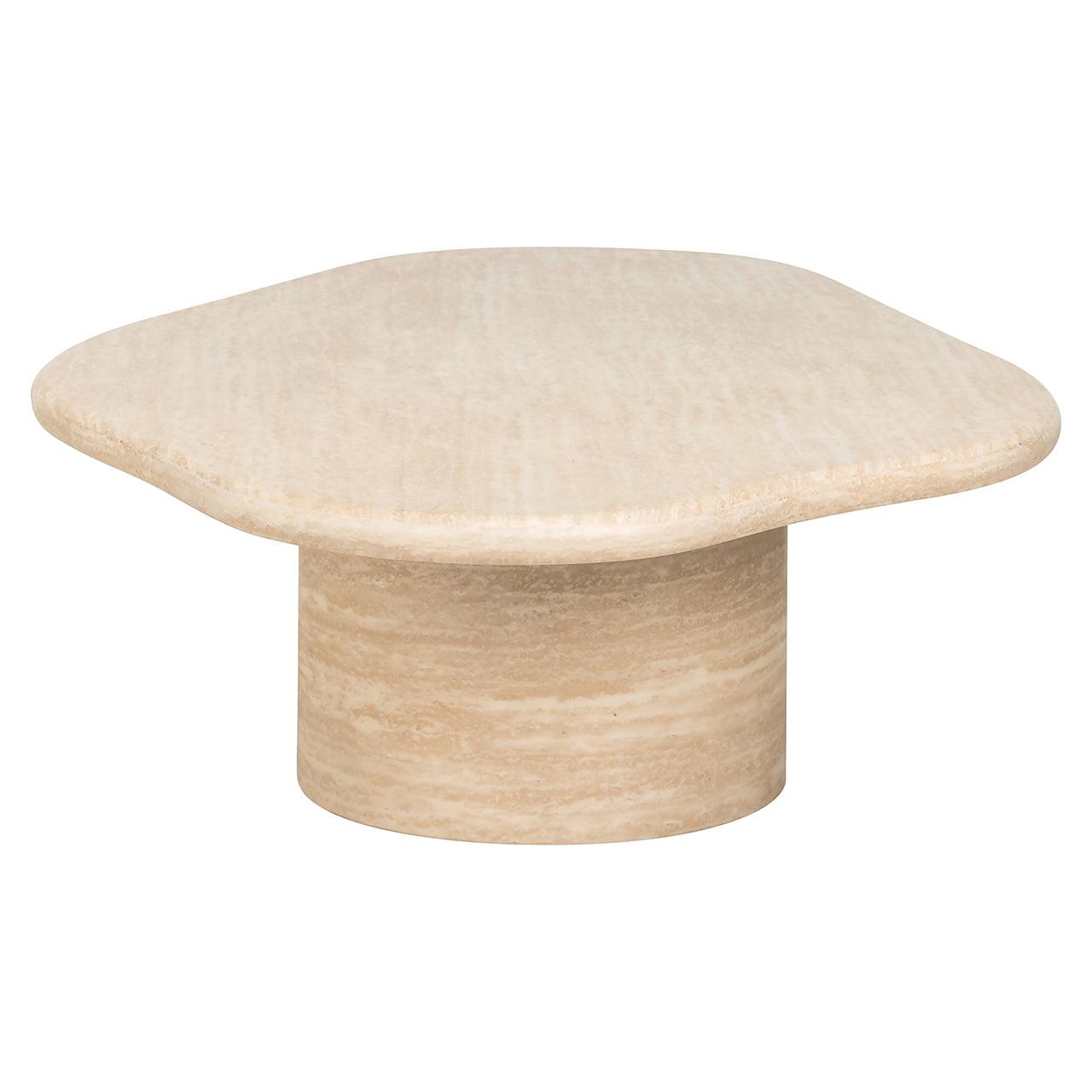 Fictus Faux Travertine Coffee Table by Richmond Interiors - Maison Rêves UK