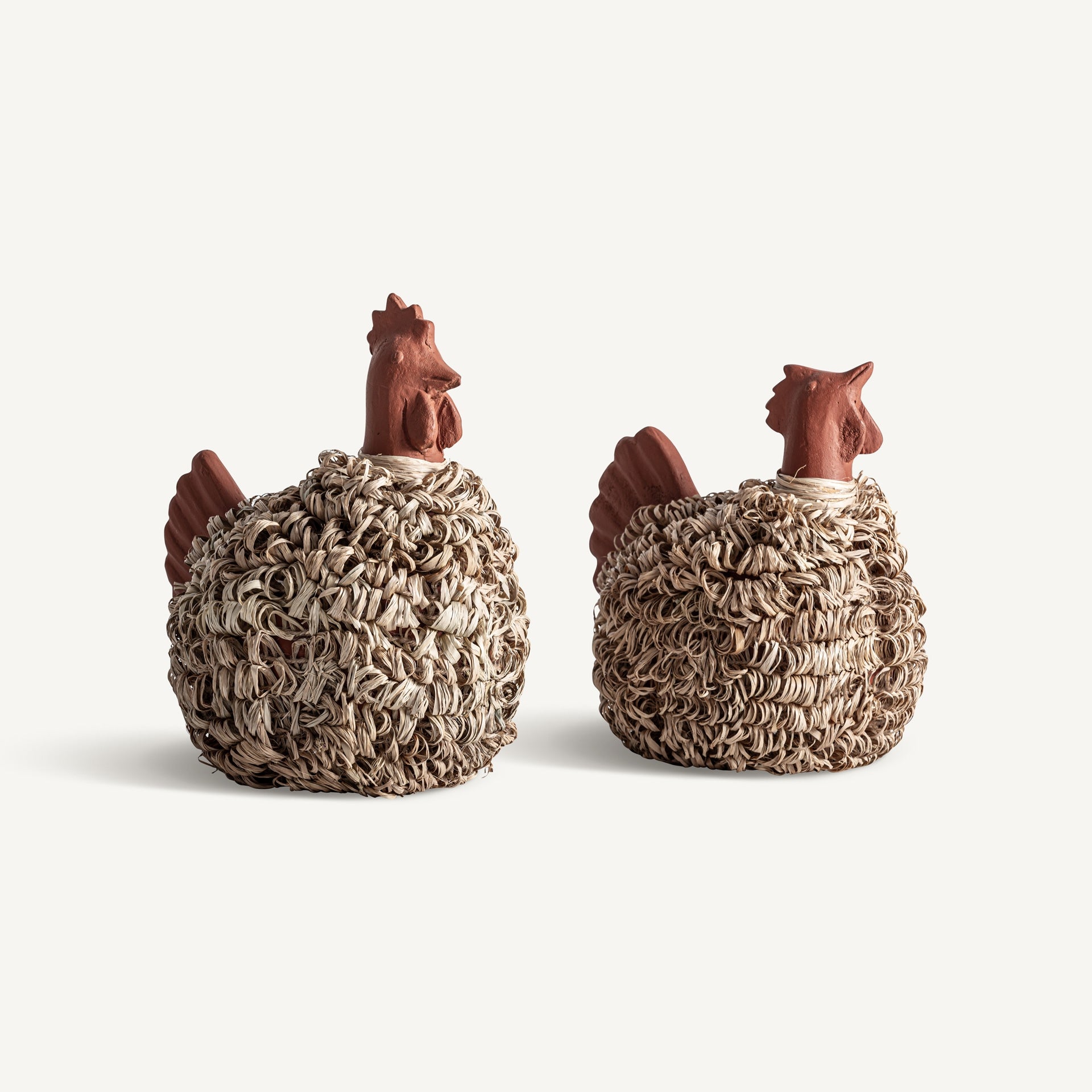 Kura Terracotta Animal Figure (Set of 2) - Maison Rêves UK