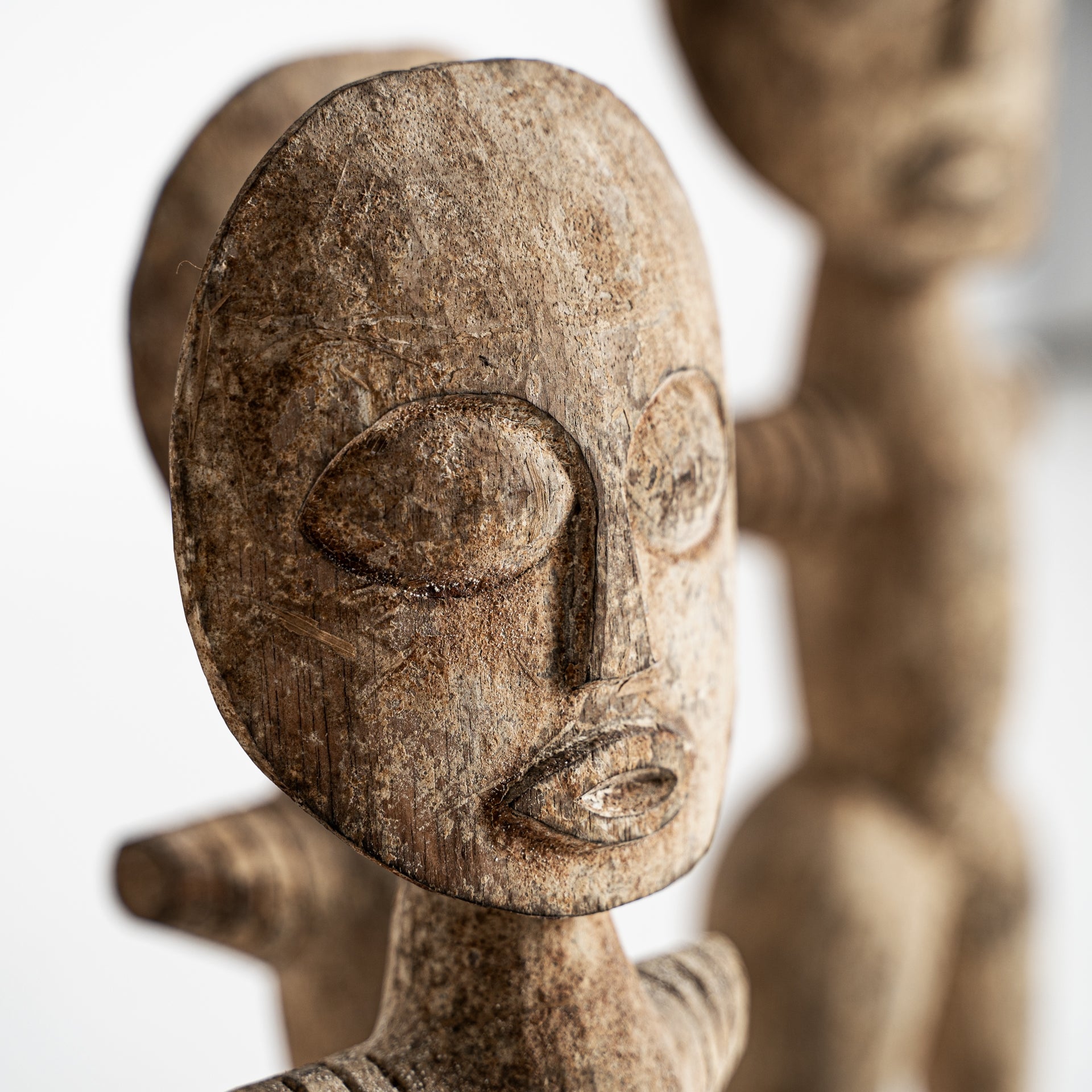 Lakshmi Tropical Wood Ethnic Figure (Set of 3) - Maison Rêves UK