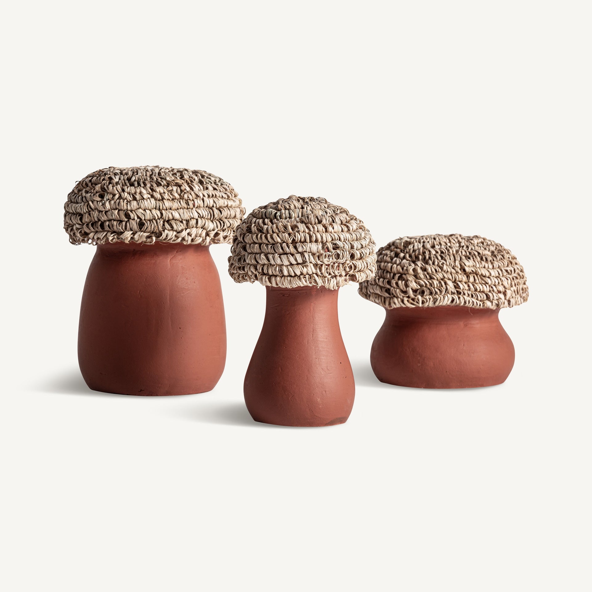 Zyby Terracotta Figure (Set of 3) - Maison Rêves UK