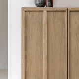 Forma 2 Door Cocktail Cabinet Weathered Grey Finish - Maison Rêves UK