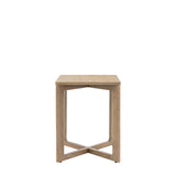 Forma Grey Wash Wood Side Table - Maison Rêves UK