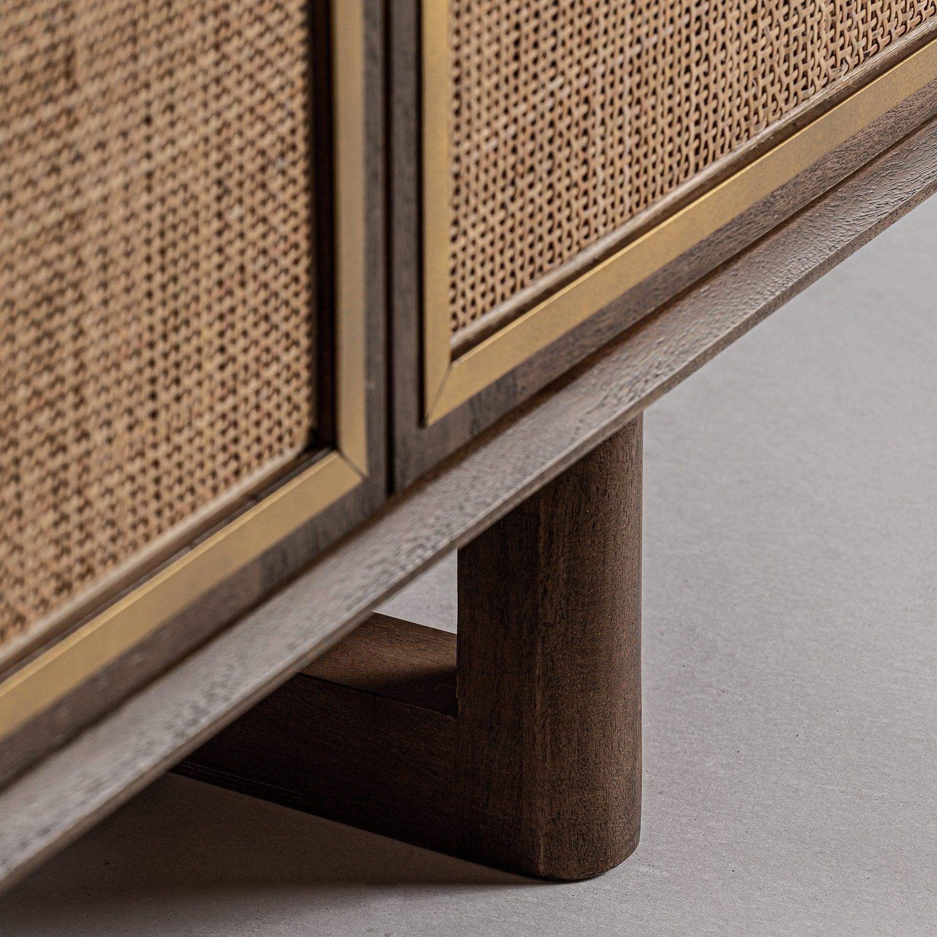 Gondorf Brown Mango Wood Sideboard - Maison Rêves UK