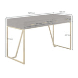 Hampton Desk in Brown by DI Designs - Maison Rêves UK