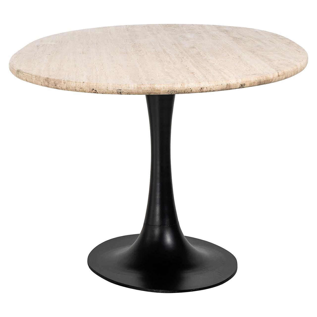 Hampton Oval Dining Table with Travertine Top by Richmond Interiors - Maison Rêves UK