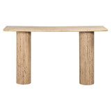 Hampton Rectangular Travertine Console Table by Richmond Interiors - Maison Rêves UK