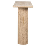 Hampton Rectangular Travertine Console Table by Richmond Interiors - Maison Rêves UK