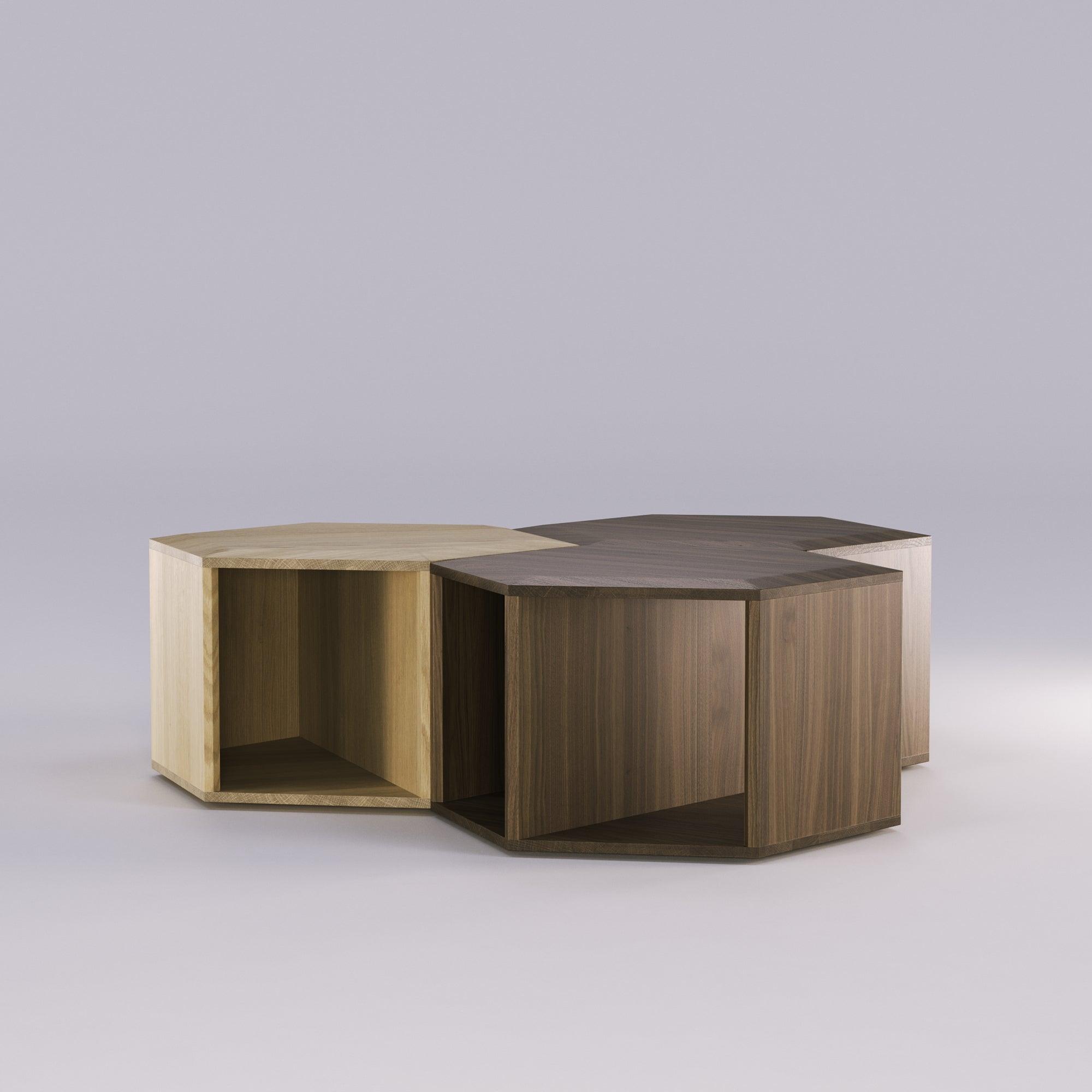 Hexa Coffee | Side Table by WeWood - Maison Rêves UK