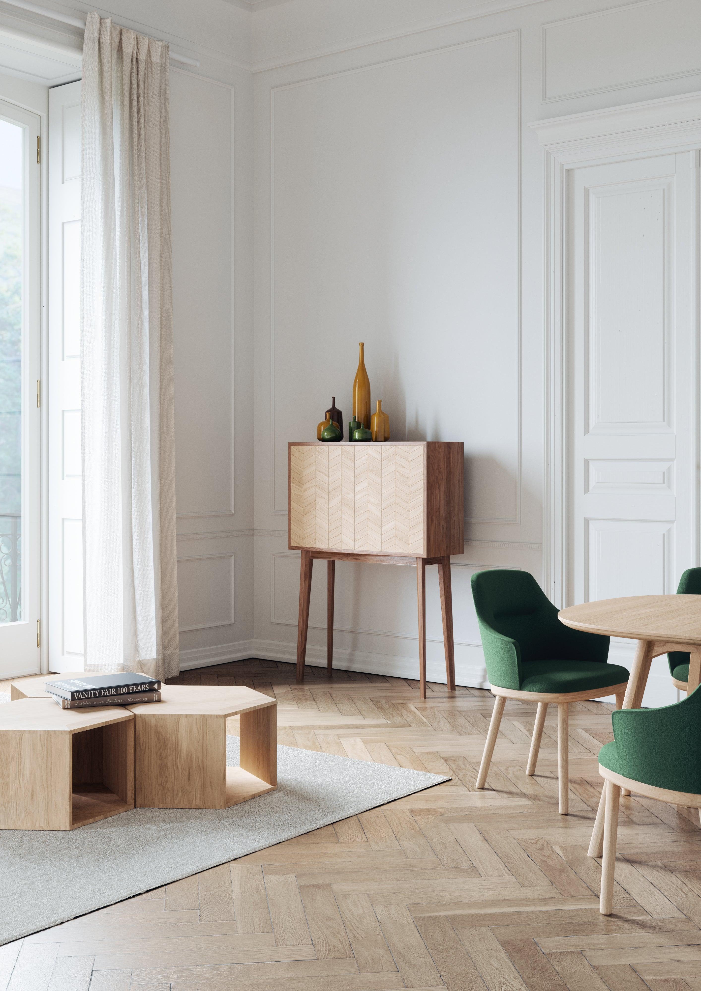 Hexa Coffee | Side Table by WeWood - Maison Rêves UK