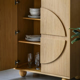 Horizon 2 Door Cupboard Natural - Maison Rêves UK