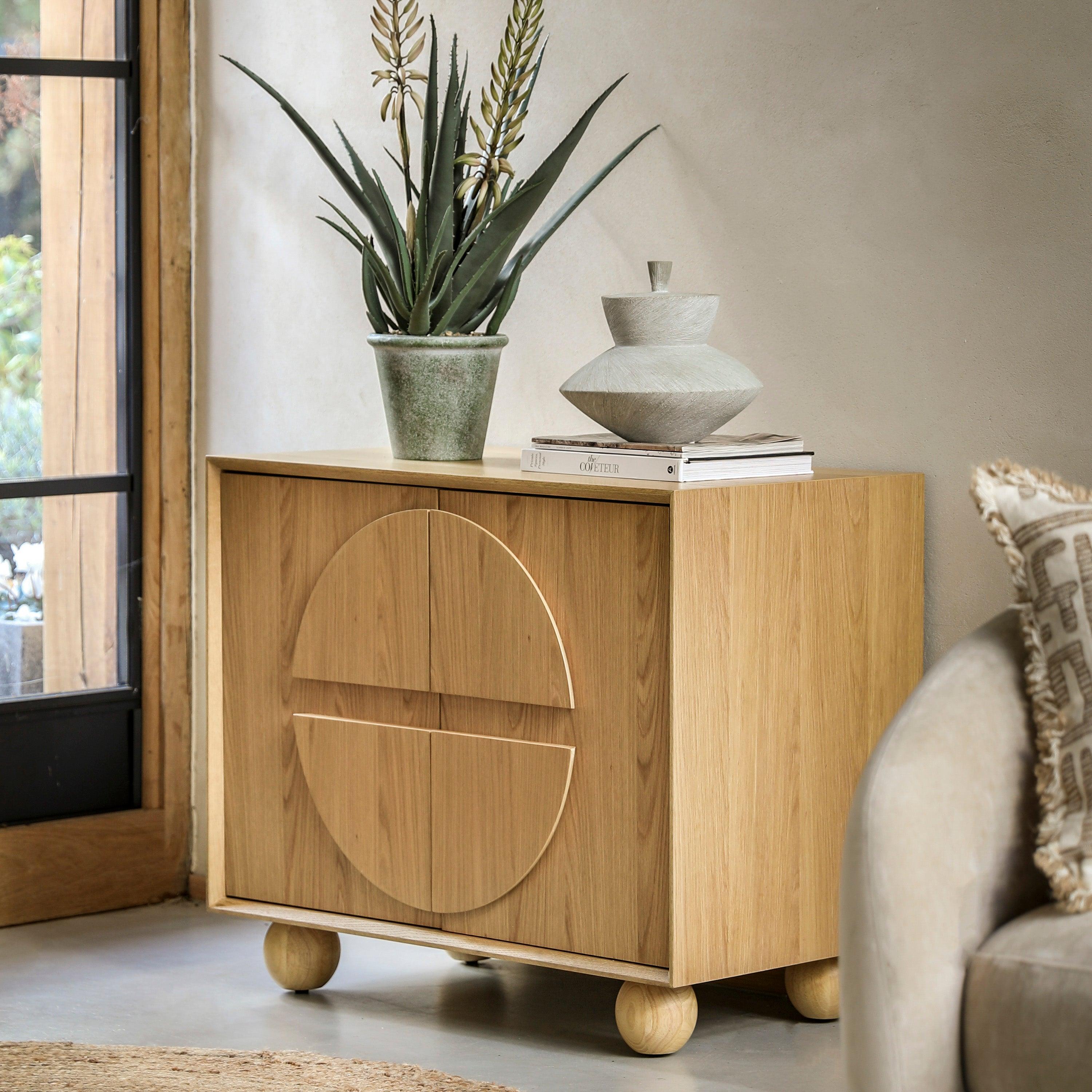 Horizon 2 Door Sideboard Natural - Maison Rêves UK