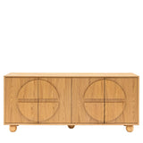 Horizon 4 Door Sideboard Natural - Maison Rêves UK