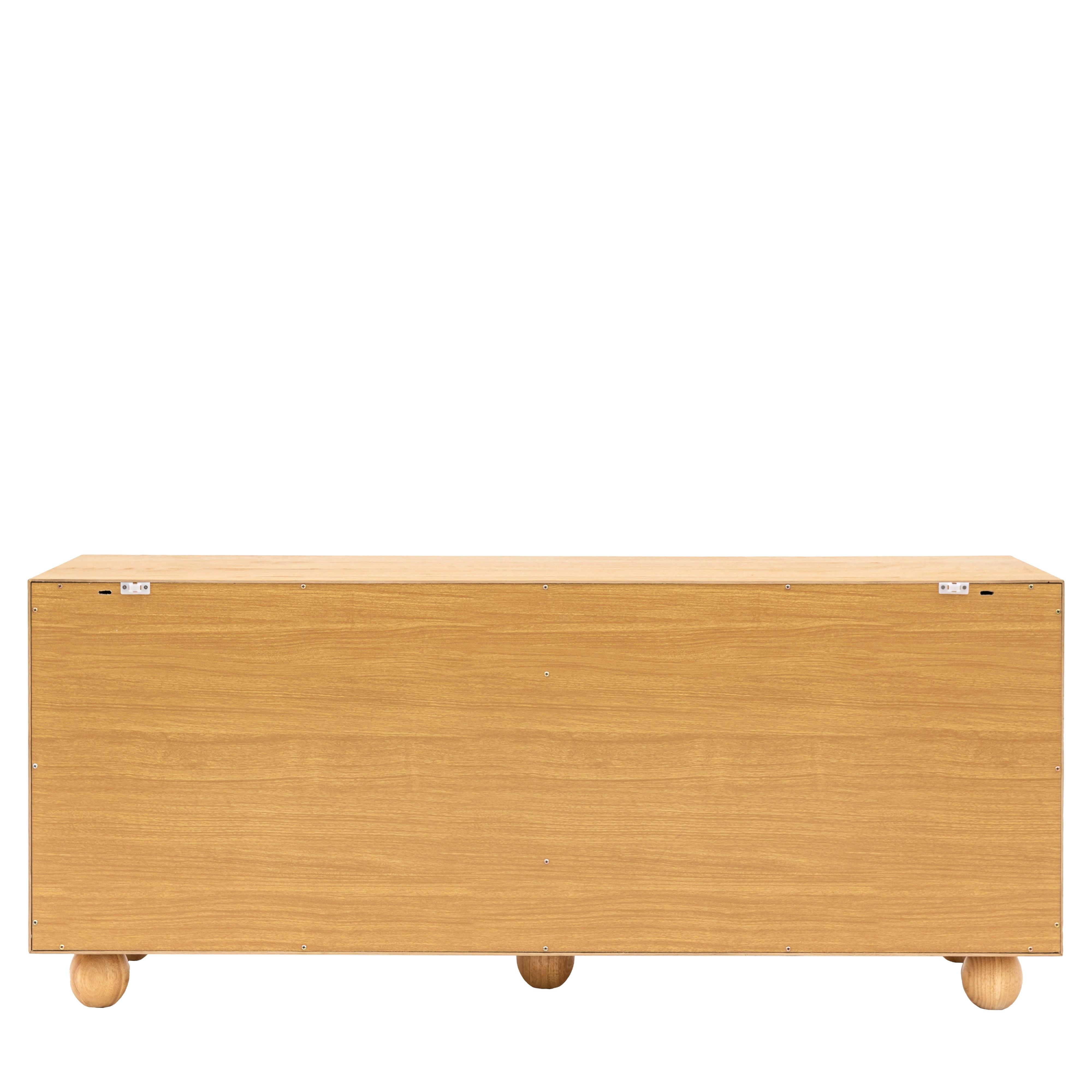 Horizon 4 Door Sideboard Natural - Maison Rêves UK