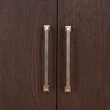 Hudson 2 Door Cabinet Brushed Brown Oak by Eccotrading Design London
