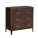 Hudson Chest of Drawers Brushed Brown Oak by Eccotrading Design London