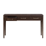 Hudson 3 Drawer Console Table Brushed Brown Oak by Eccotrading Design London
