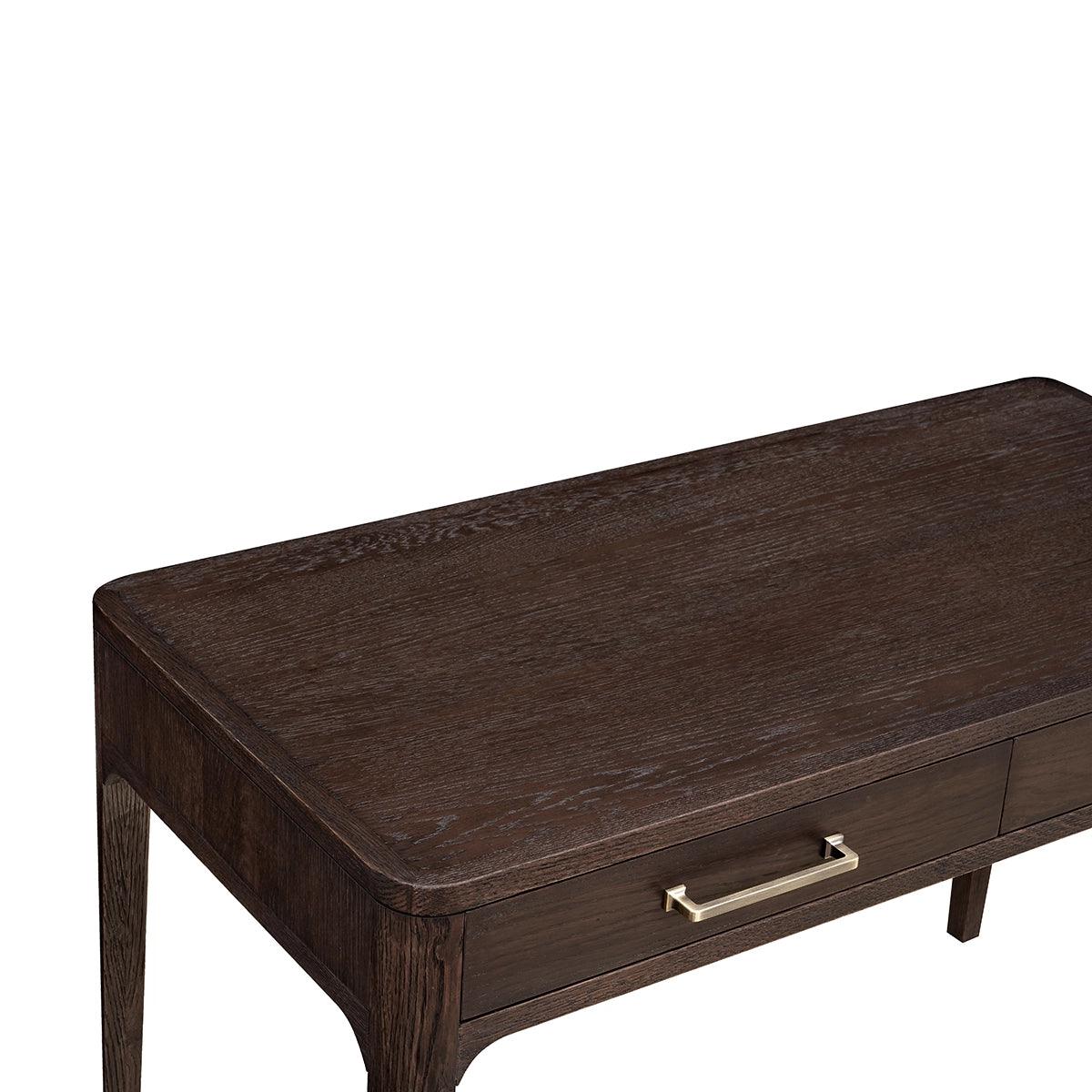 Hudson Desk Brushed Brown Oak by Eccotrading Design London - Maison Rêves UK