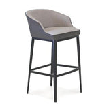 Joplin Bar Stool - Lisbon Grey & Quartz Grey