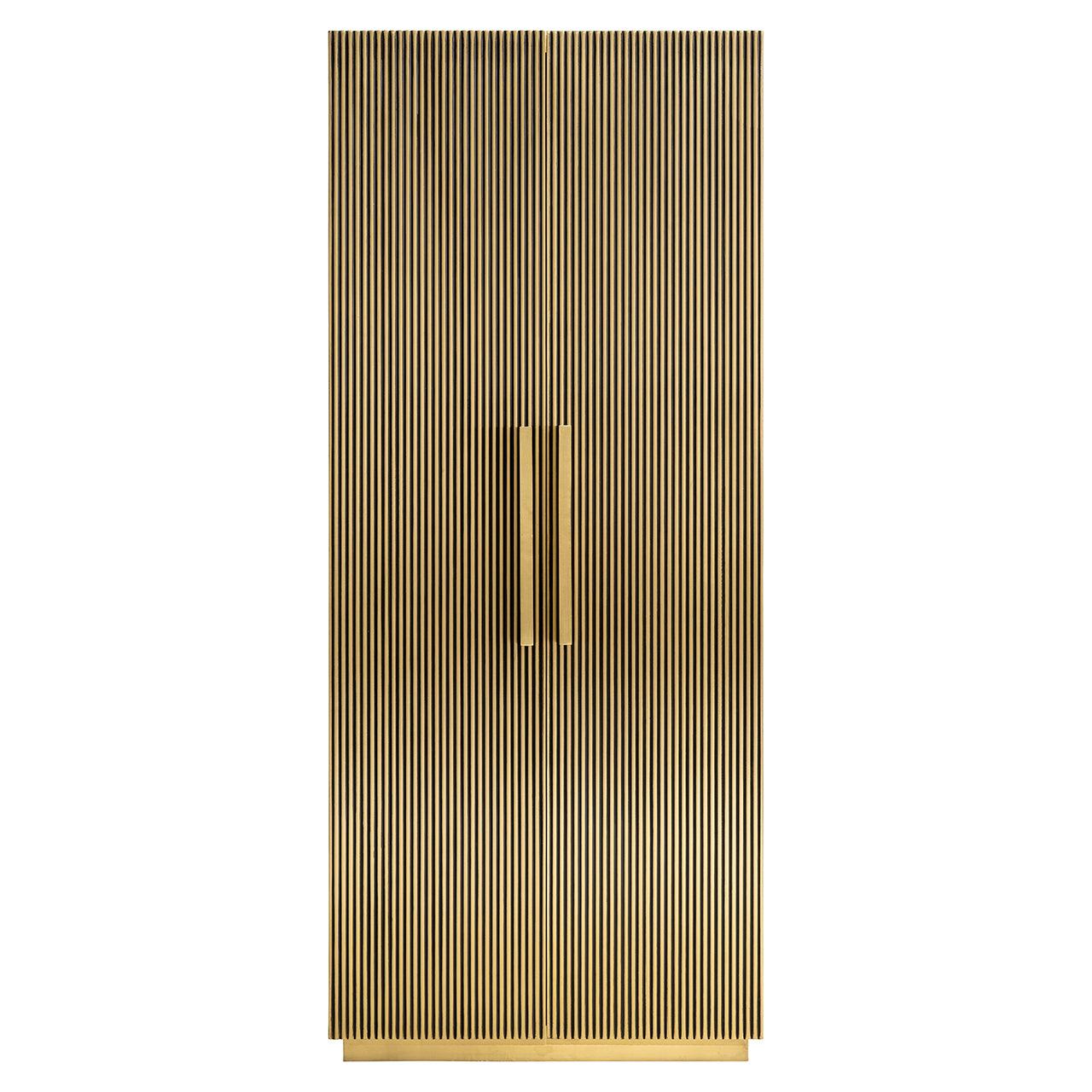 Ironville Gold 2 Door Floor Cabinet by Richmond Interiors - Maison Rêves UK