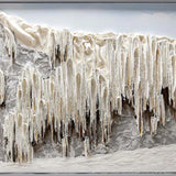 Ivory Cascade Paper Wall Art