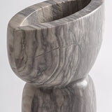 Bousval Marble Vase - 25cm - Maison Rêves UK
