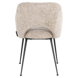 Jenthe Dining Chair with Black Metal Legs by Richmond Interiors - Maison Rêves UK