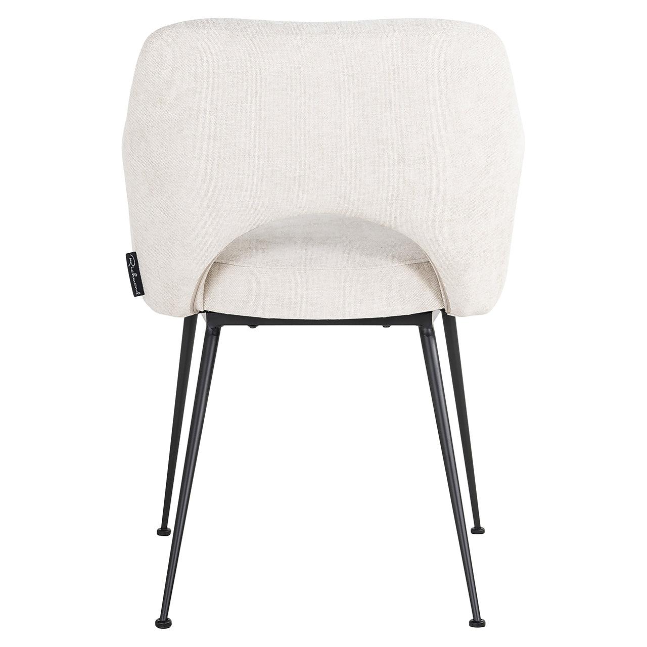 Jenthe Dining Chair with Black Metal Legs by Richmond Interiors - Maison Rêves UK