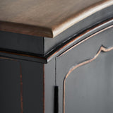 Jussac Black Mango Wood Sideboard - Maison Rêves UK