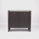 Kelly 2 Door Espresso Oak Cabinet Ceramic Marble by Eccotrading Design London - Maison Rêves UK