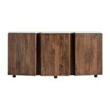 Konz Mango Wood Sideboard Marble Top - Maison Rêves UK