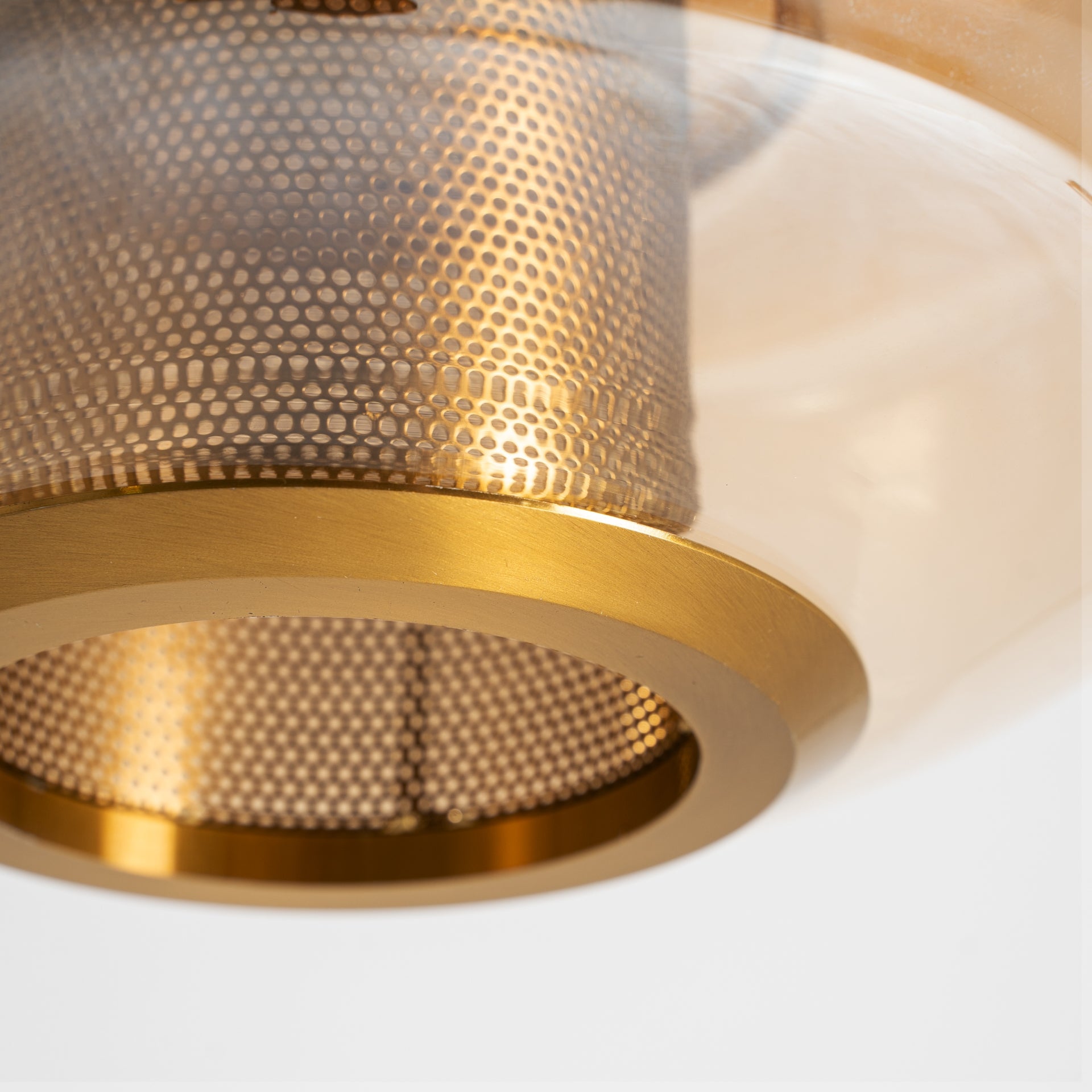 Alexa Glass Ceiling Lamp - Maison Rêves UK