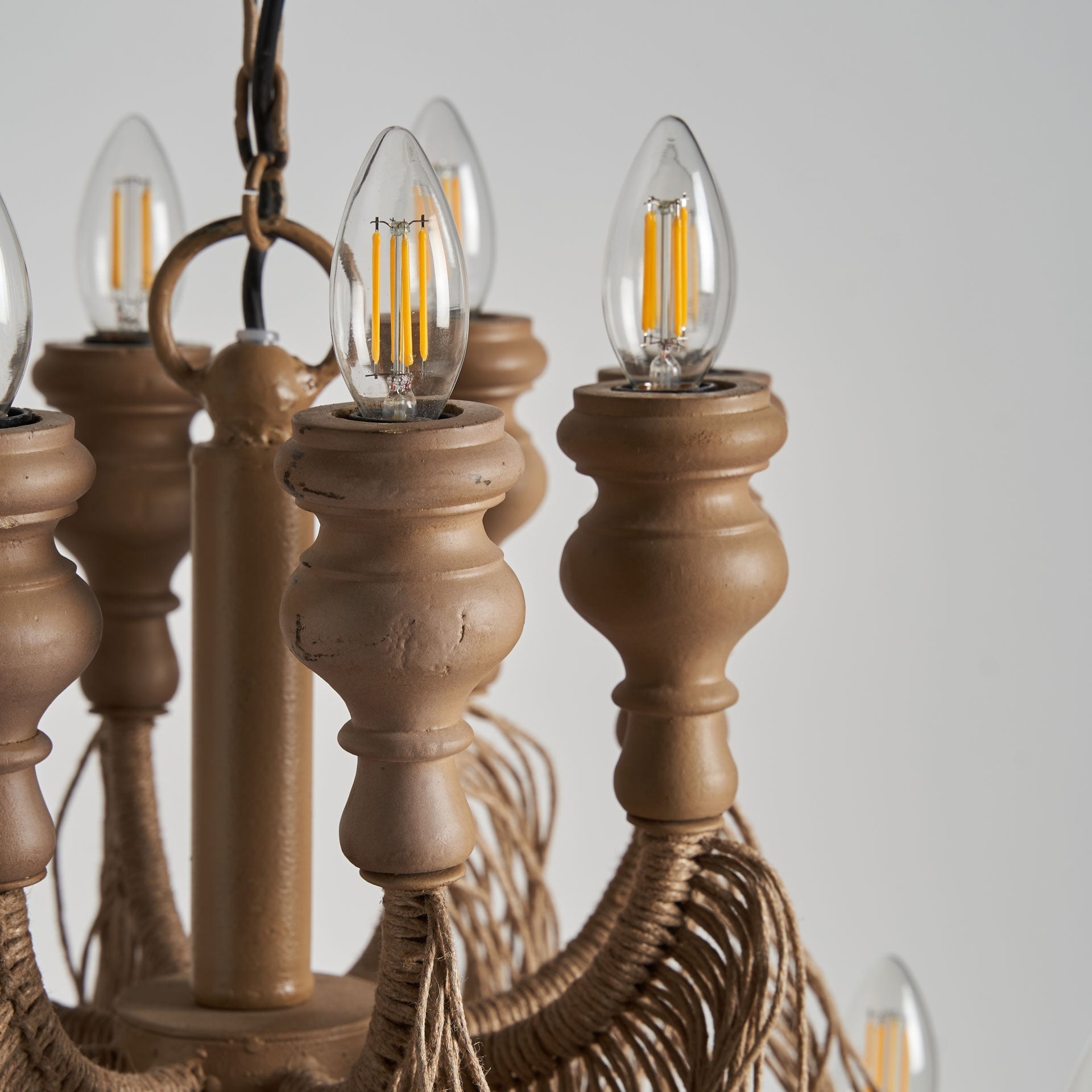 Blauzac Jute Ceiling Lamp - Maison Rêves UK