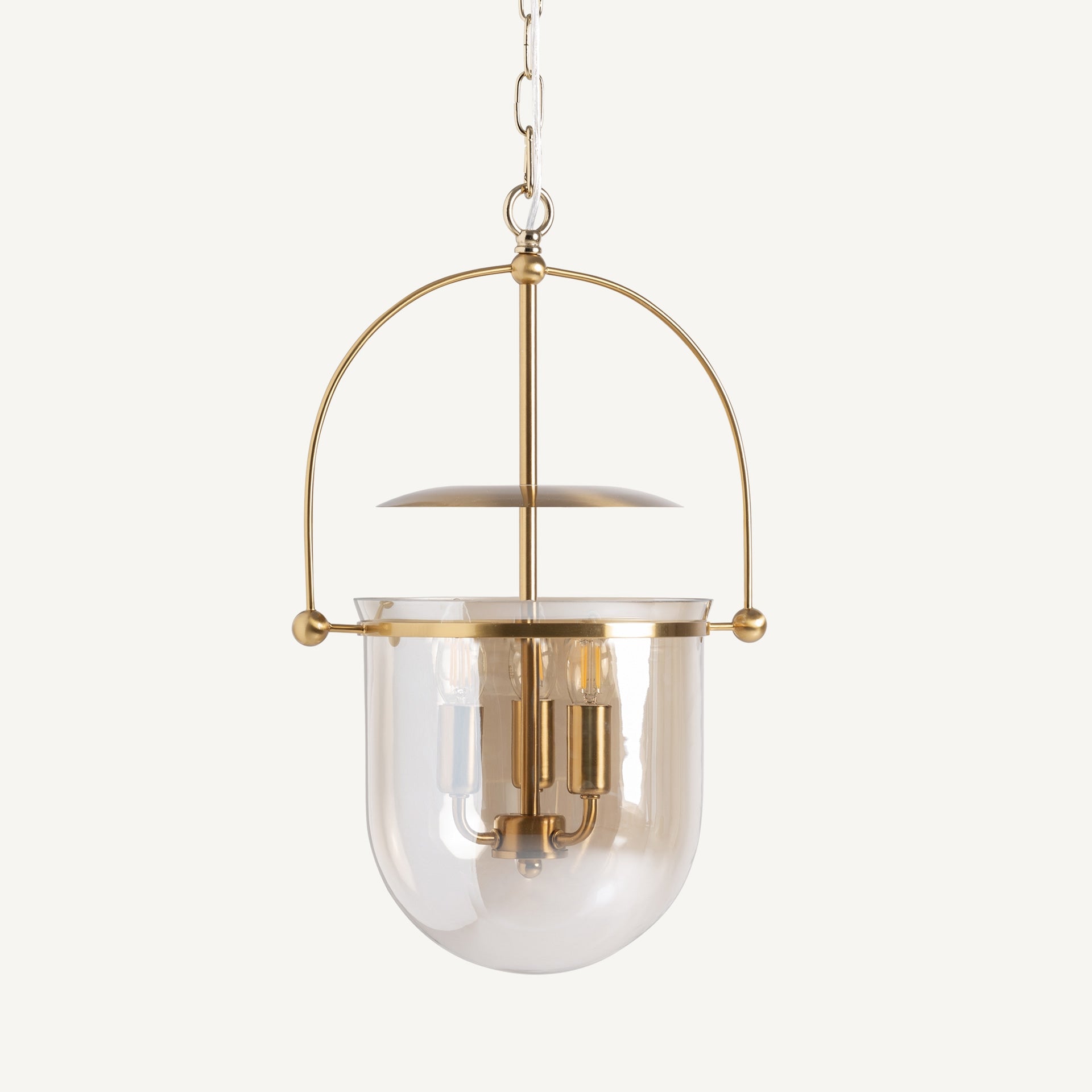 Caine Glass Ceiling Lamp - Maison Rêves UK