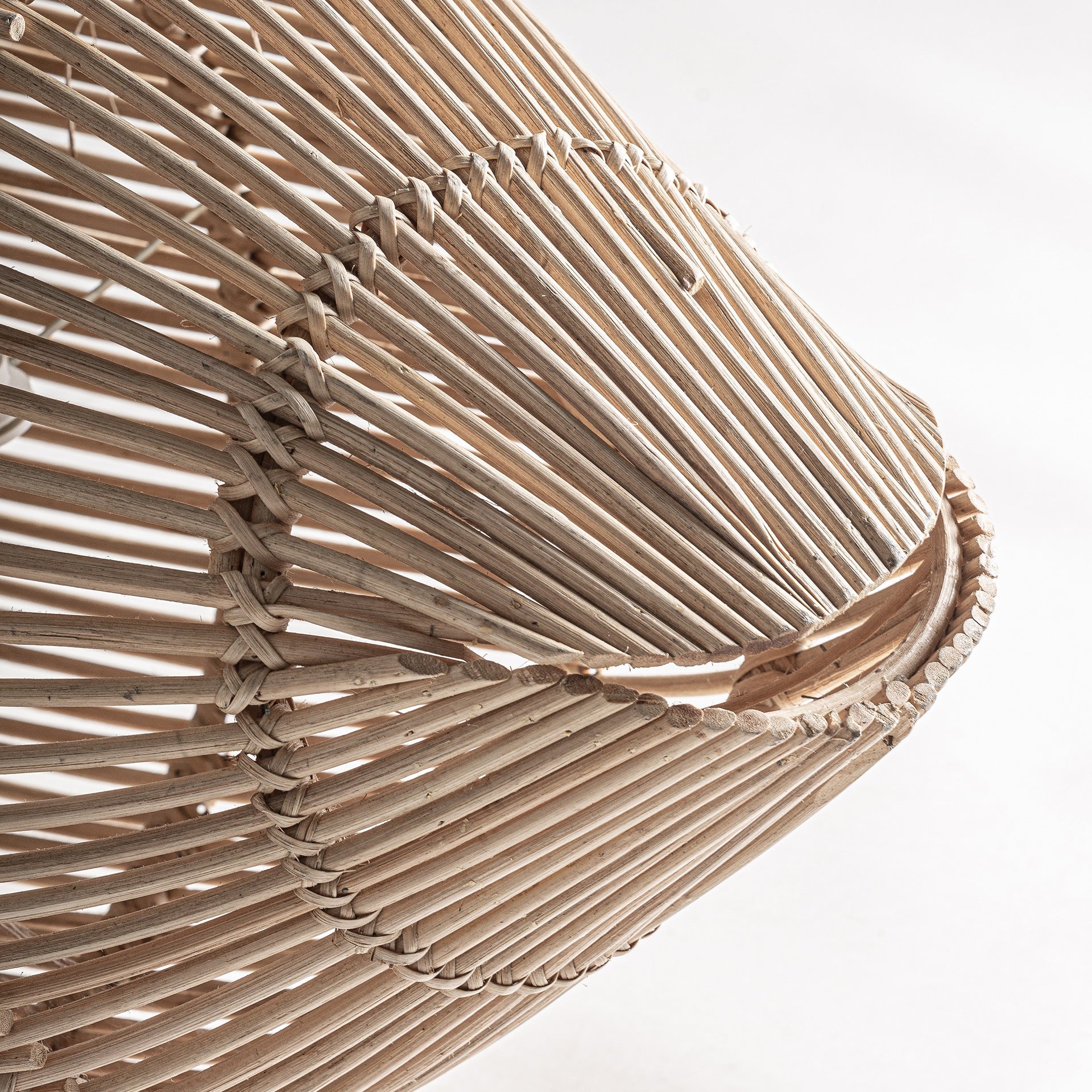 Fish Rattan Ceiling Lamp - 104cm - Maison Rêves UK