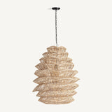 Ionde Rattan Ceiling Lamp - 65cm - Maison Rêves UK