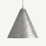Jacquard Steel Ceiling Lamp - 60cm - Maison Rêves UK