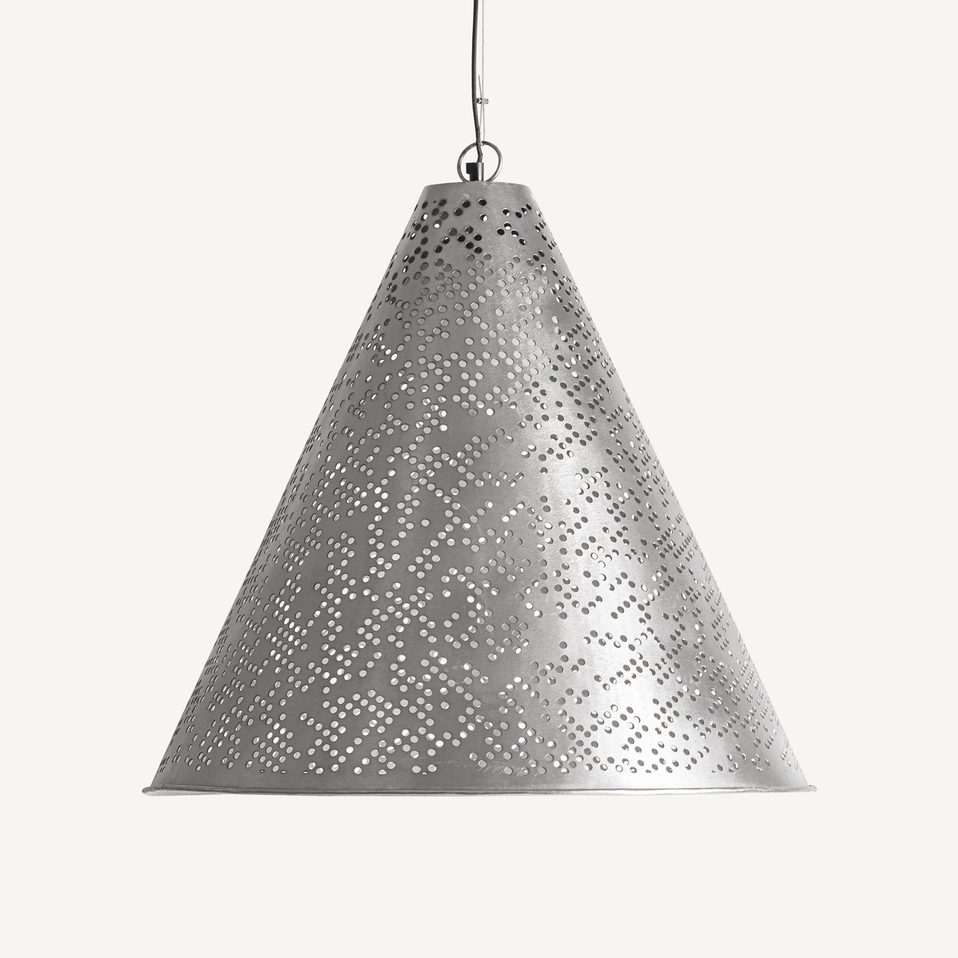 Jacquard Steel Ceiling Lamp - 60cm - Maison Rêves UK