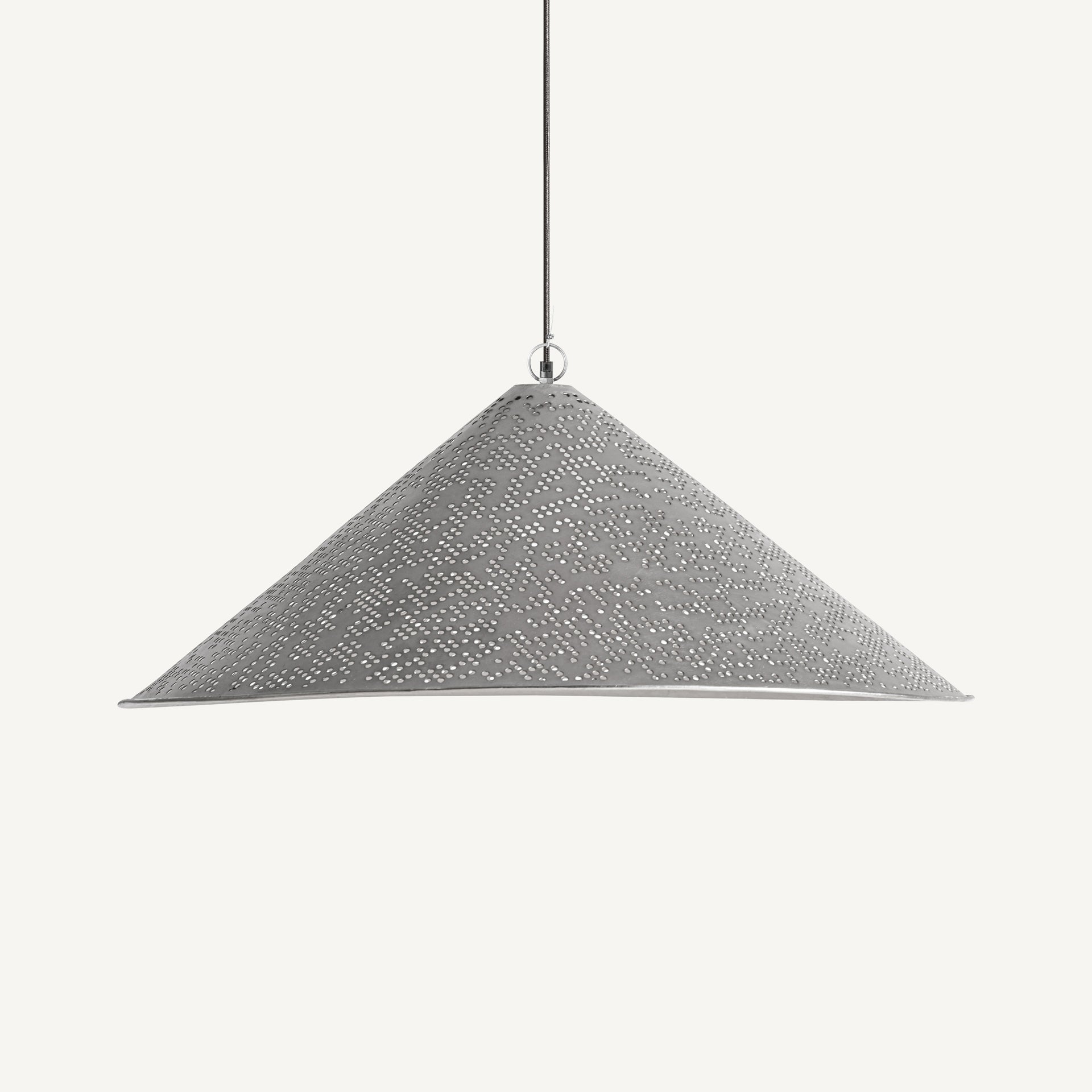 Jacquard Steel Ceiling Lamp - 37cm - Maison Rêves UK