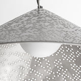 Jacquard Steel Ceiling Lamp - 37cm - Maison Rêves UK