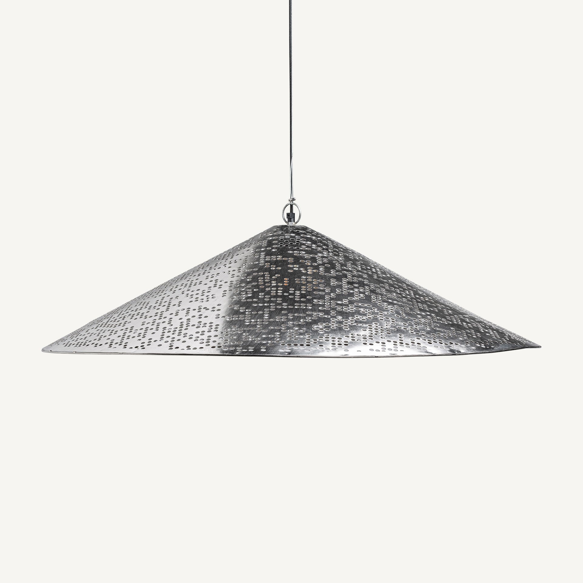 Jacquard Steel Ceiling Lamp - 28cm - Maison Rêves UK
