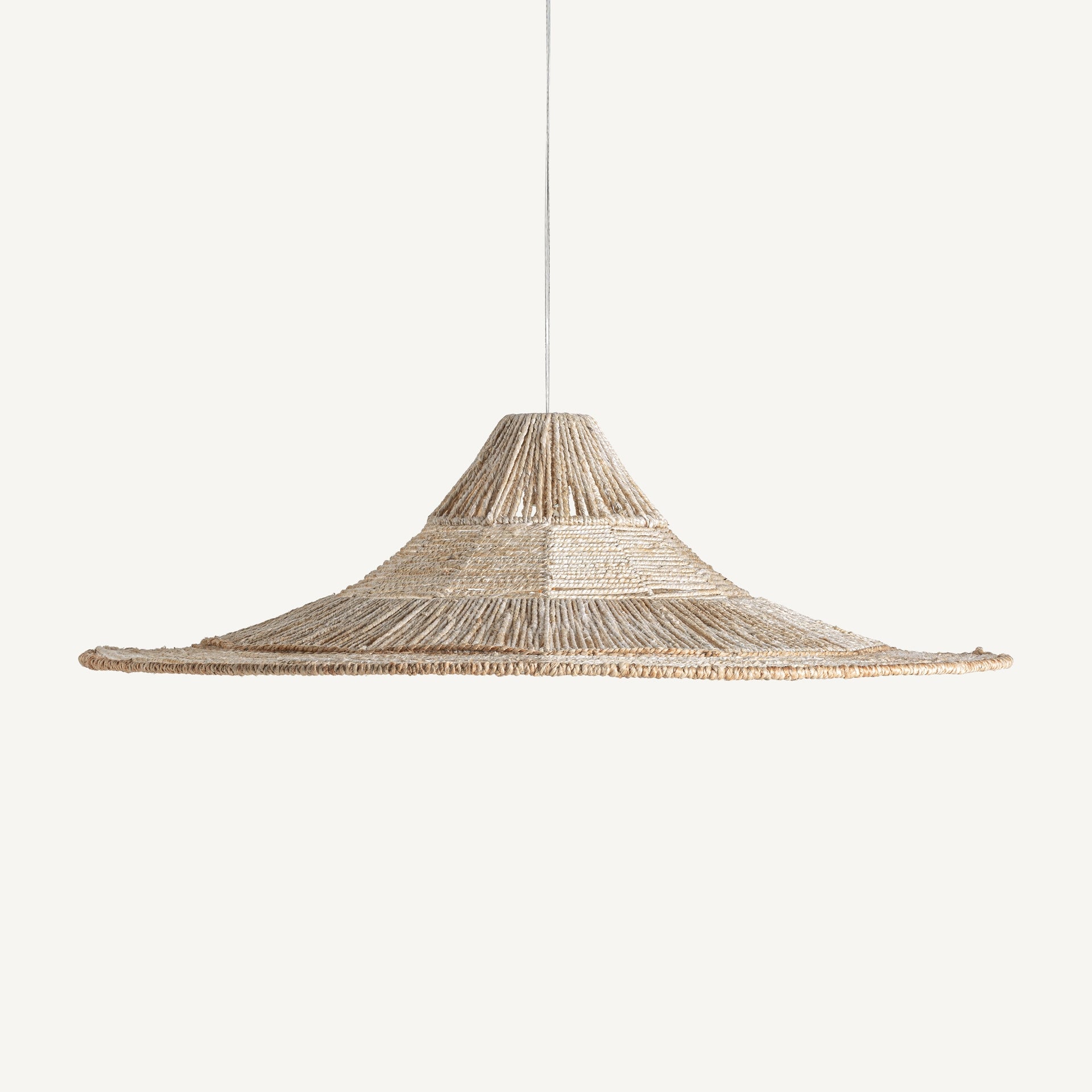 Khasli Jute Ceiling Lamp - Maison Rêves UK
