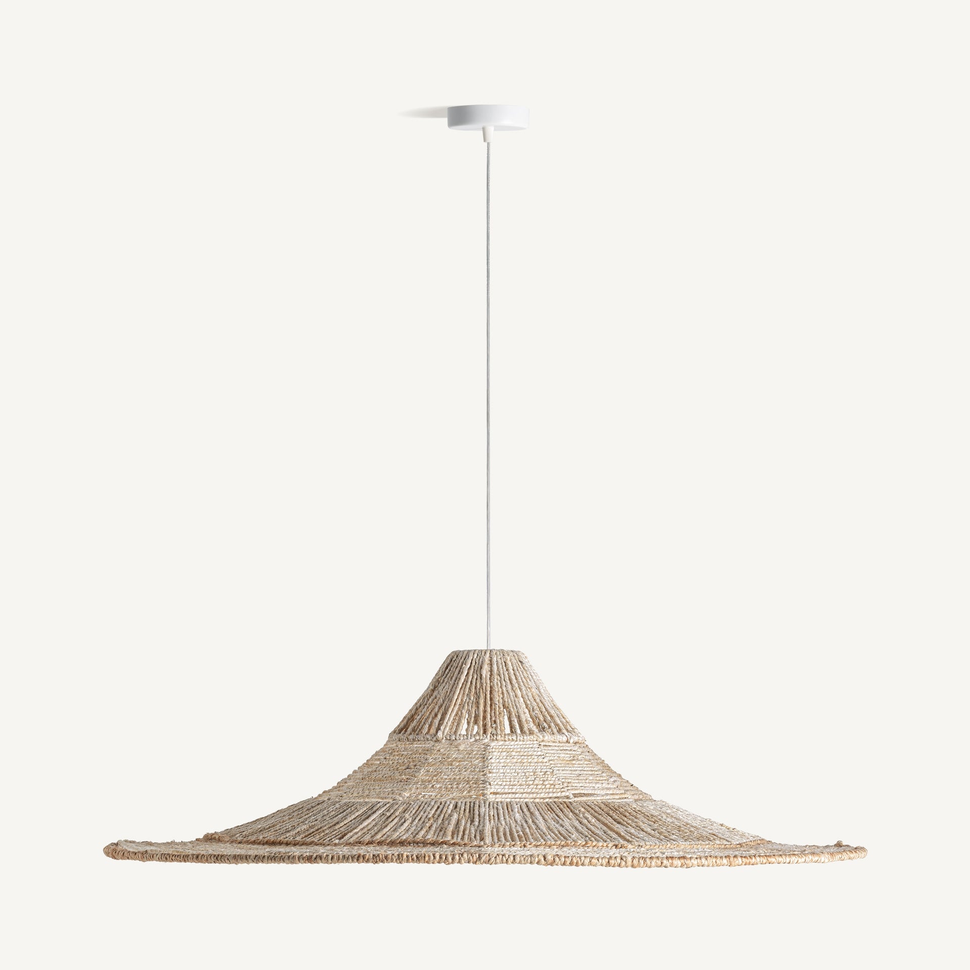 Khasli Jute Ceiling Lamp - Maison Rêves UK