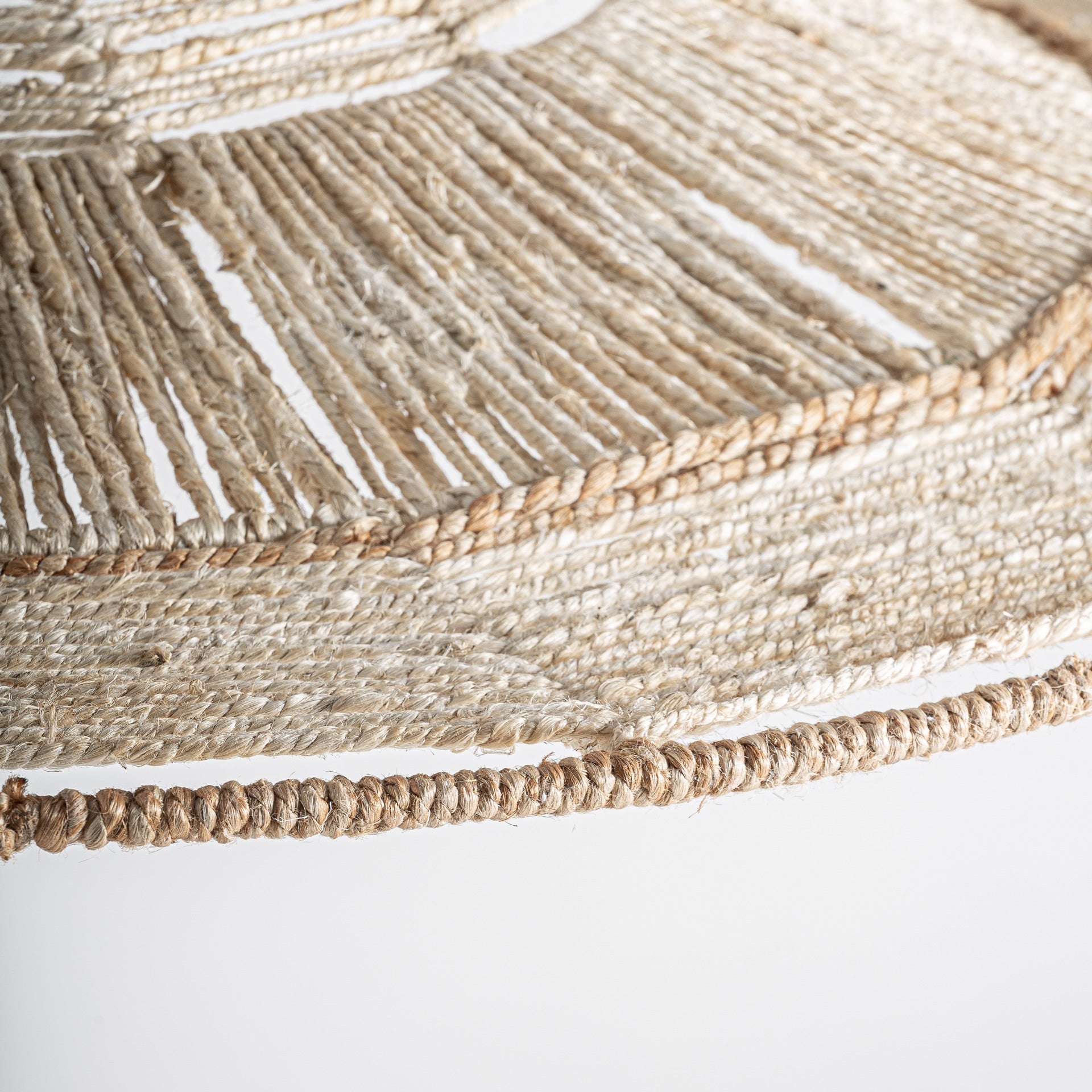 Khasli Jute Ceiling Lamp - Maison Rêves UK