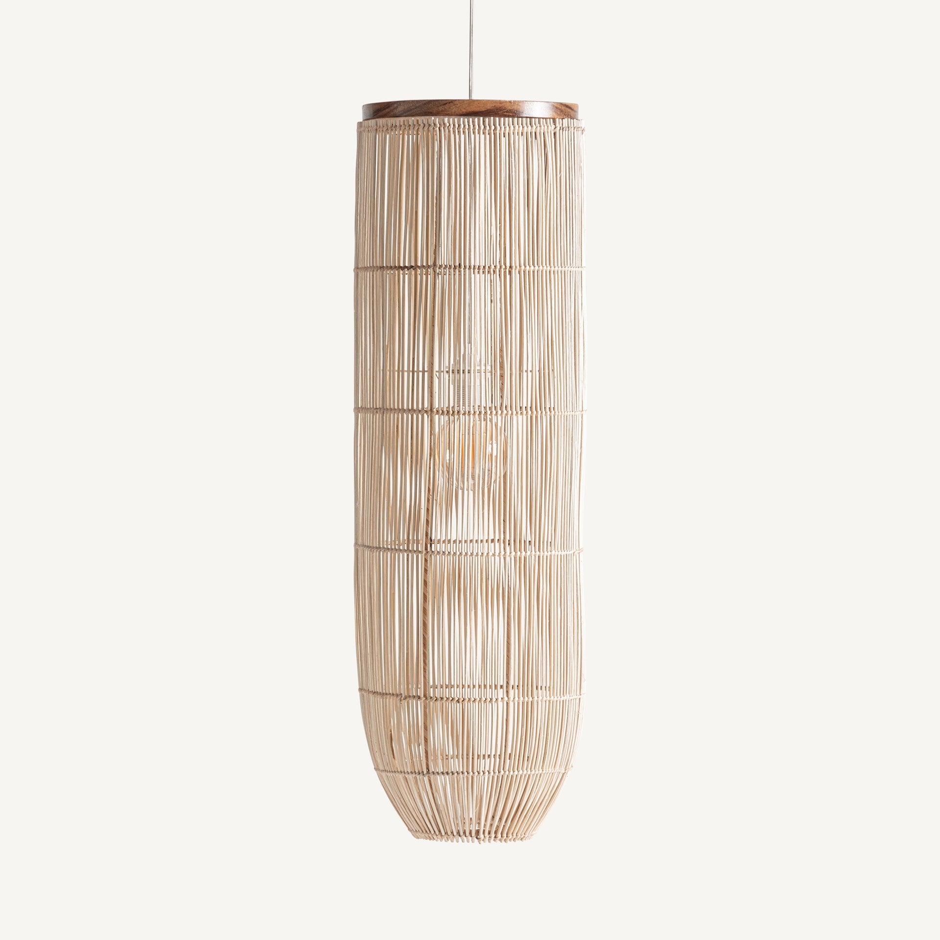 Kusse Rattan Ceiling Lamp - 102cm - Maison Rêves UK