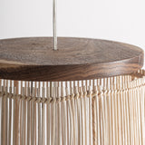 Kusse Rattan Ceiling Lamp - 102cm - Maison Rêves UK