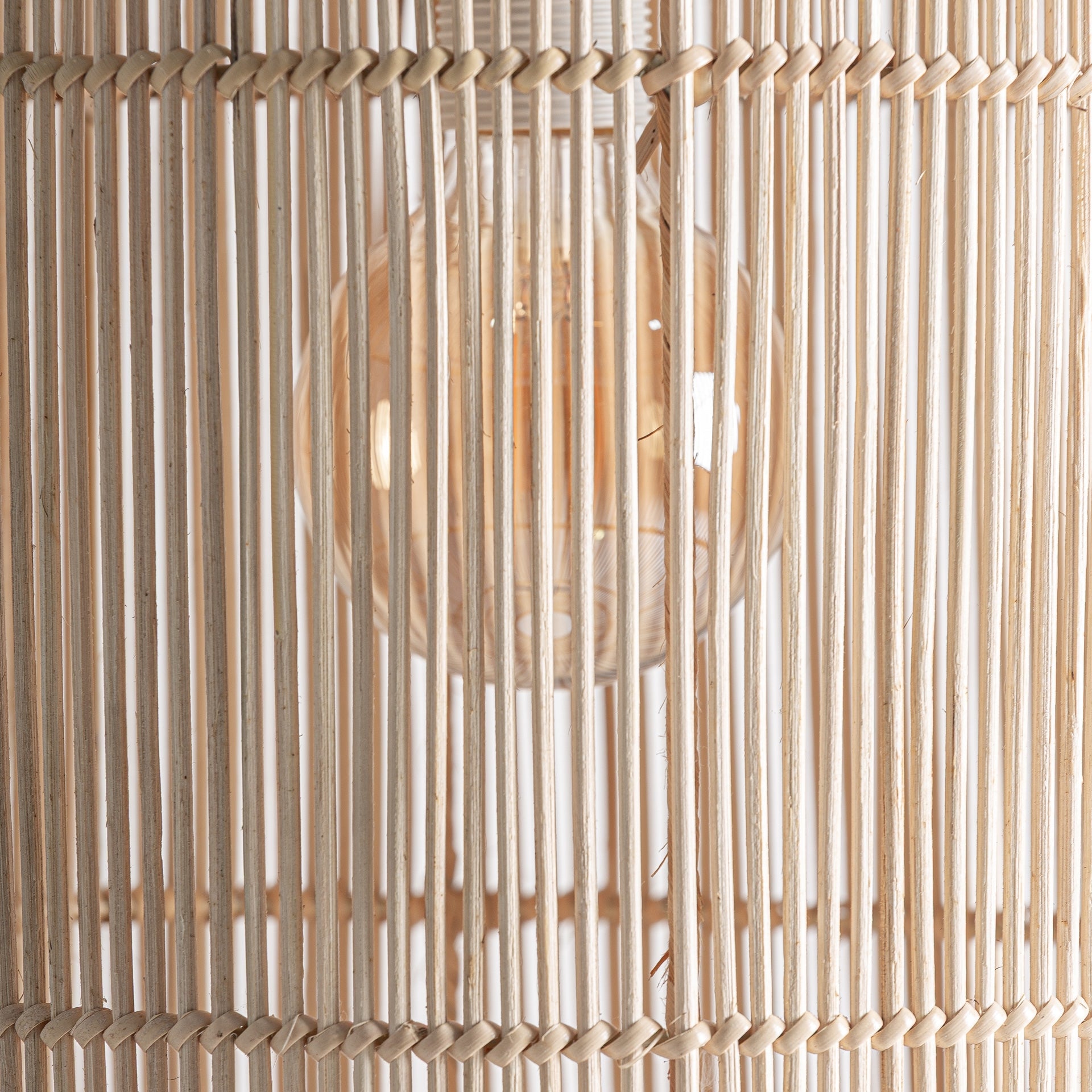 Kusse Rattan Ceiling Lamp - 102cm - Maison Rêves UK