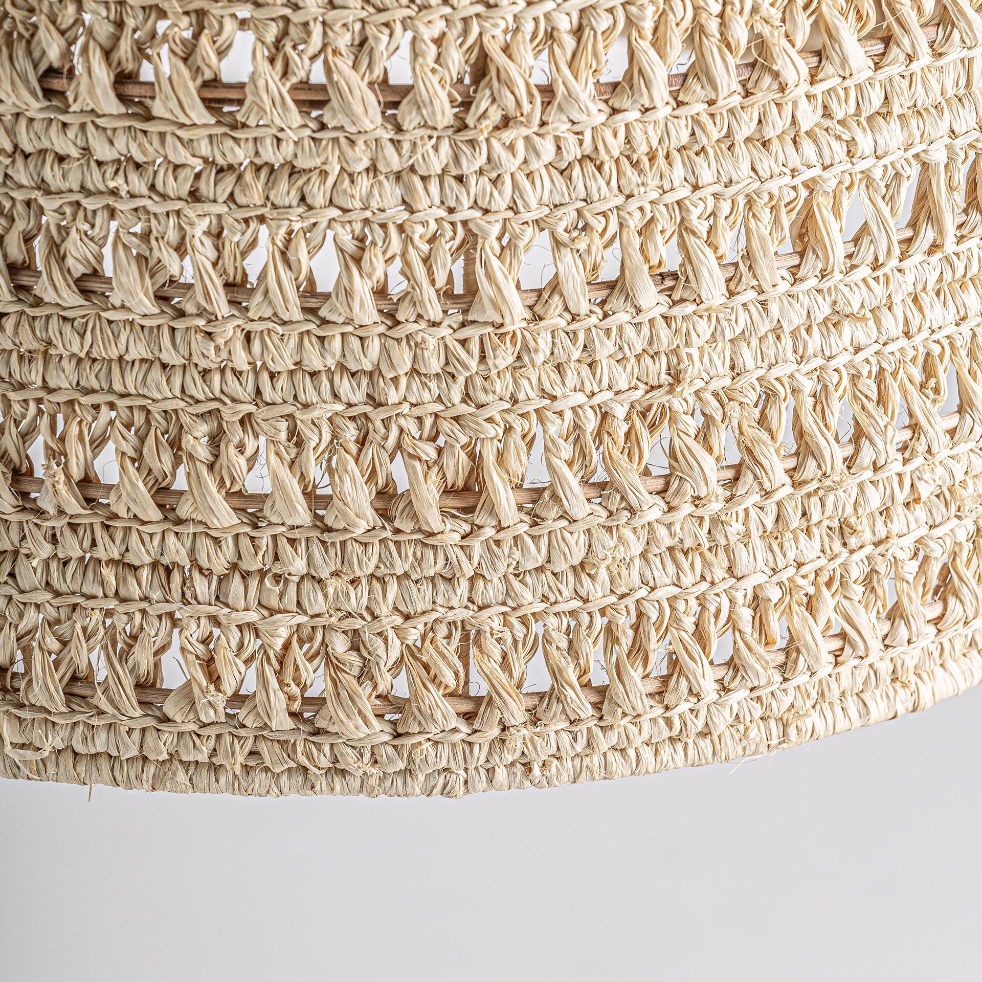Meuzac Natural Fibre Ceiling Lamp (Set of 3) - Maison Rêves UK
