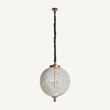 Pluwig Brass Ceiling Lamp - 86cm - Maison Rêves UK