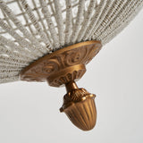 Pluwig Brass Ceiling Lamp - 86cm - Maison Rêves UK