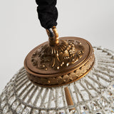 Pluwig Brass Ceiling Lamp - 74cm - Maison Rêves UK